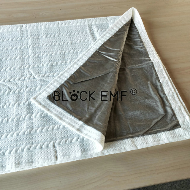 BLOCK EMF earthing blanket Anti-Radiation blanket 100% Silver Fiber and  cotton blanket - AliExpress